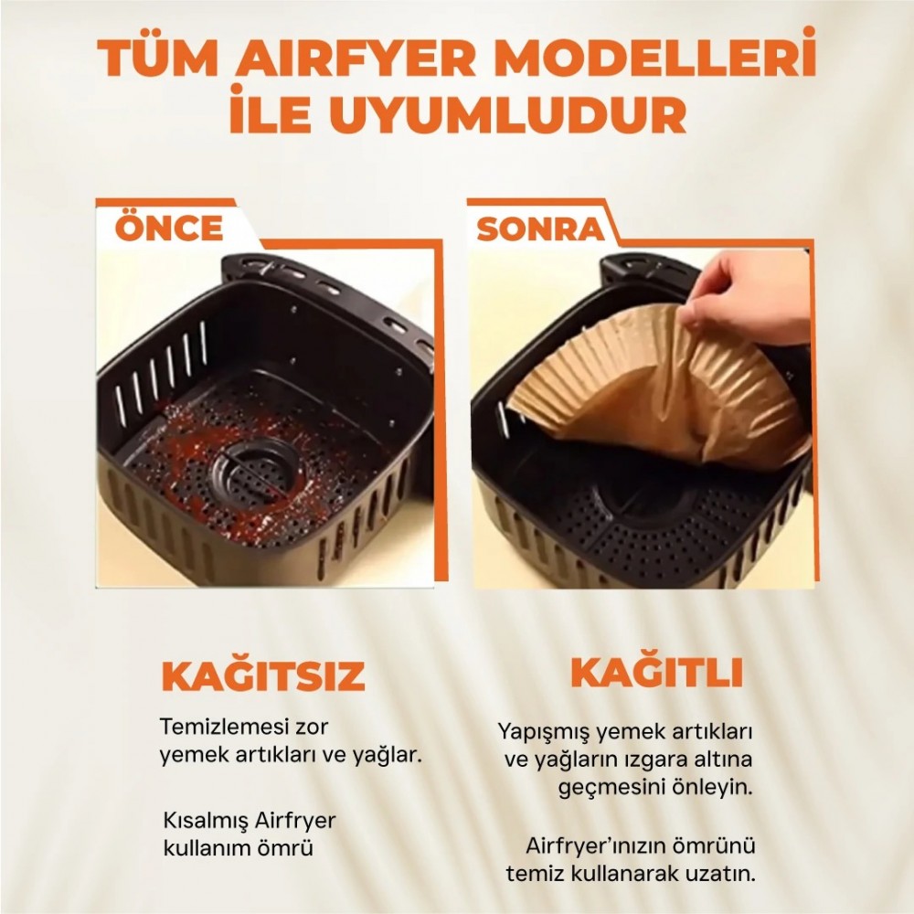 Dolphfin Airfryer Pişirme Kağıdı Standart Boy