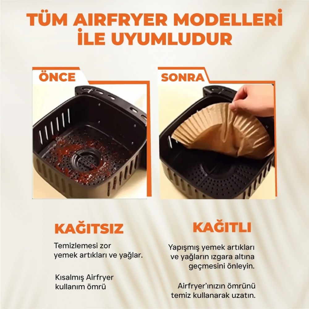 Dolphfin Airfryer Pişirme Kağıdı XXL