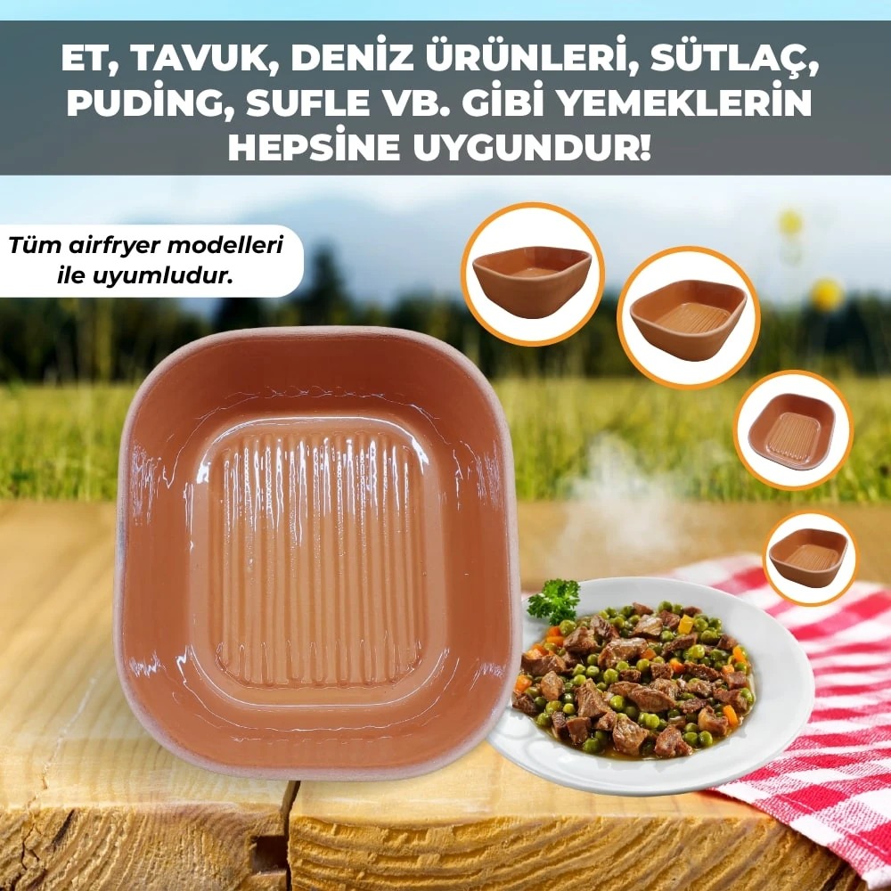 Dolphfin Airfryer Yemek Pişirme Güveci