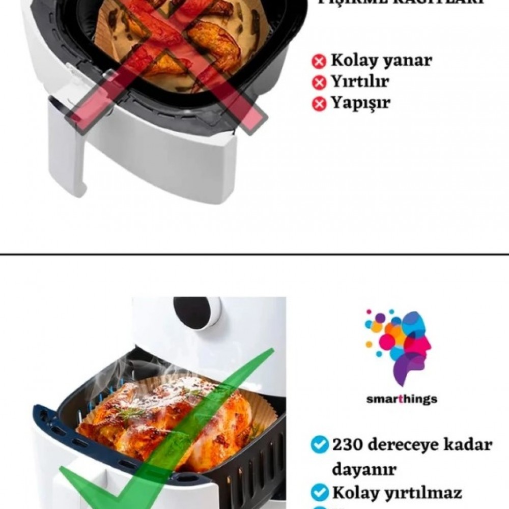 Dolphfin Airfryer Yuvarlak Pişirme Kağıdı XXL