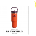 Stanley The Iceflow Flip Straw Turuncu-Mor 0.89 lt Pipetli Termos Bardak