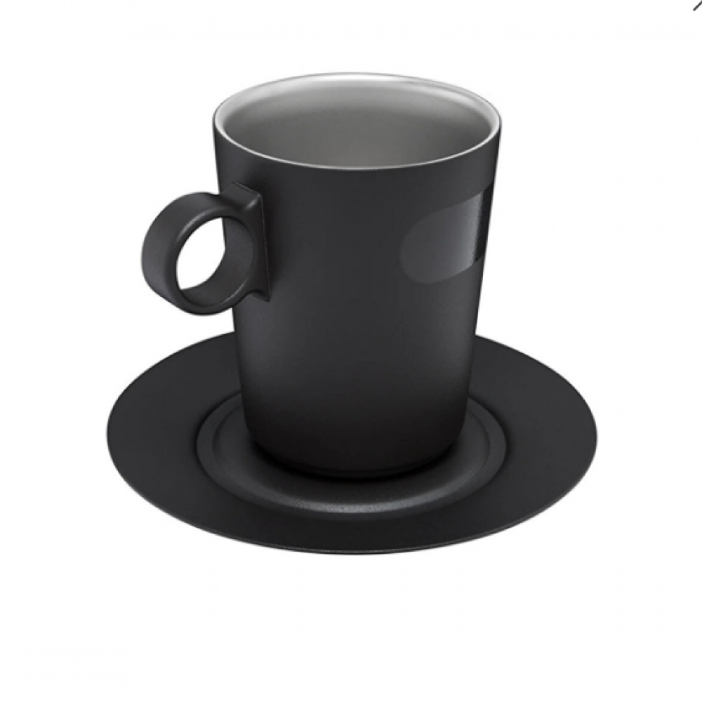 Stanley The Daybreak Cafe Latte Cup & Stillness Saucer Fincan Ve Tabak 0,31 L Siyah