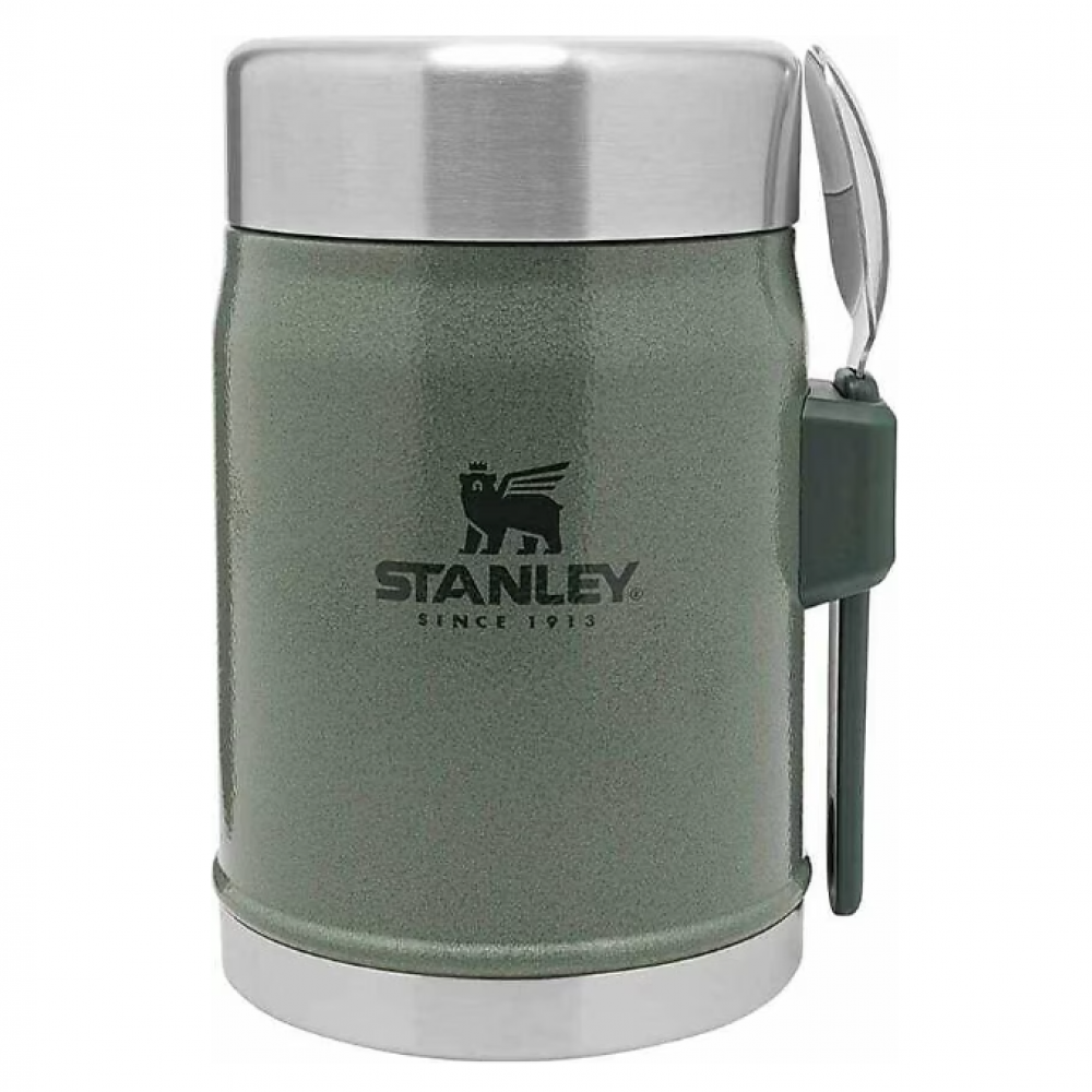 Stanley Klasik Kaşıklı Yeşil 0.40 lt Çelik Yemek Termosu